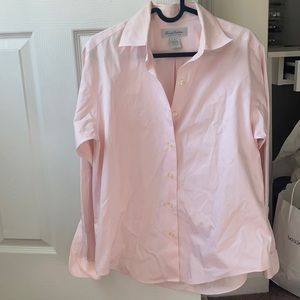 Pink Collared Button Up